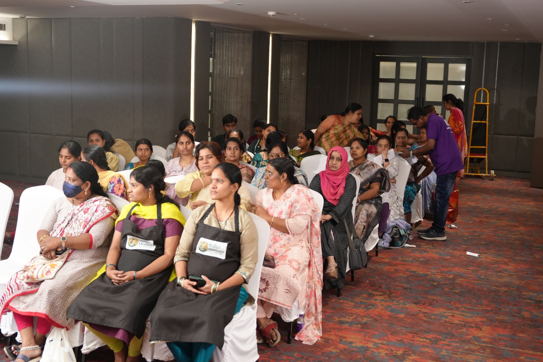 Millet Mothers attendees during the session