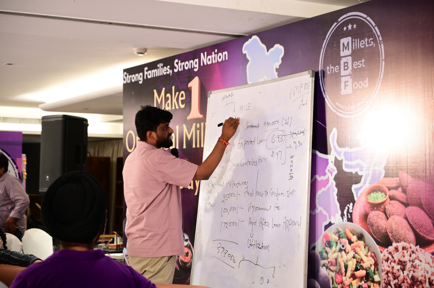 Investment & loan walkthrough on stage