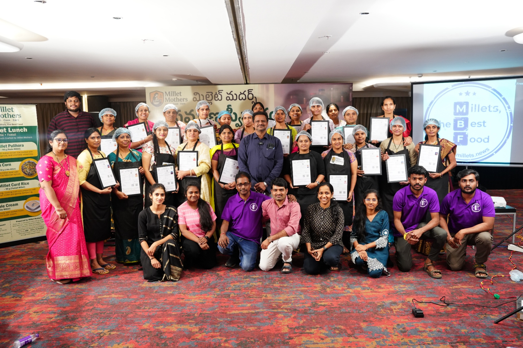 Certified Millet Mothers group photo