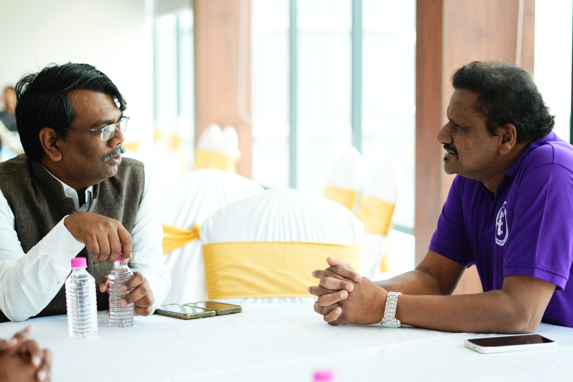Founder one-on-one with industry partner